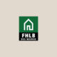 FHLB Des Moines logo on beige background