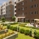 Rendering of Brae View, a 72-unit senior housing development at the corner of Fifth Street and Fifth Avenue East in Duluth. Photo credit: One Roof Community Housing
