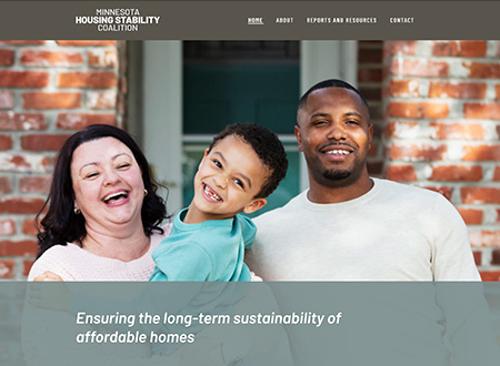 Minnesota Housing Stability Coalition web home page