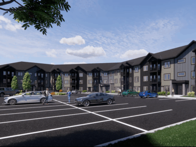 Rendering of Vue Pointe apartments in Waite Park