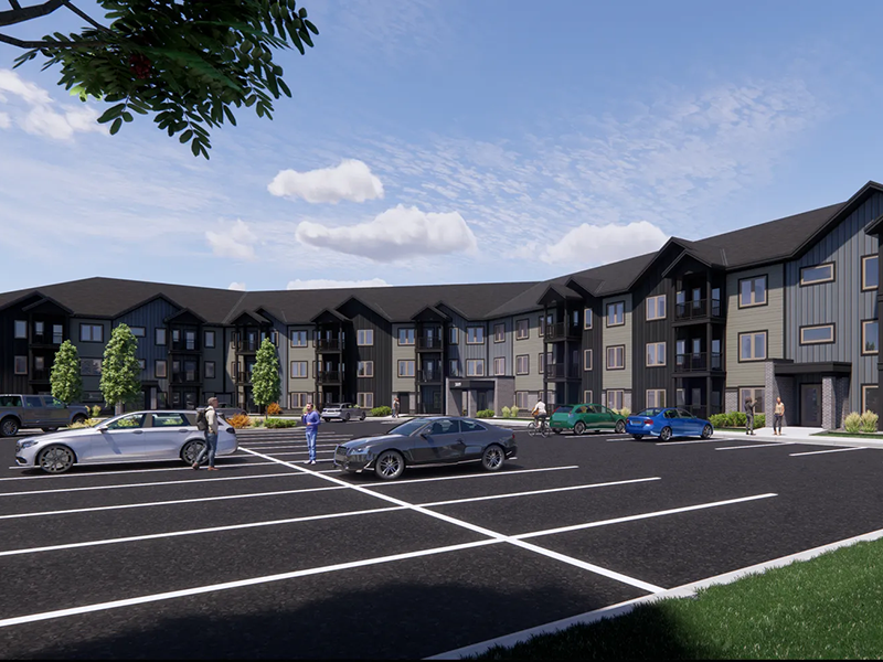 Rendering of Vue Pointe apartments in Waite Park