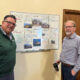 Rob Aitken, executive director of Leech Lake Financial Services, and Larry Refsland, manager of its residential development program, keep track of the organization's portfolio of home construction and renovation projects. The community development financial institution on the Leech Lake Reservation stepped in housing development after construction plunged in the region.