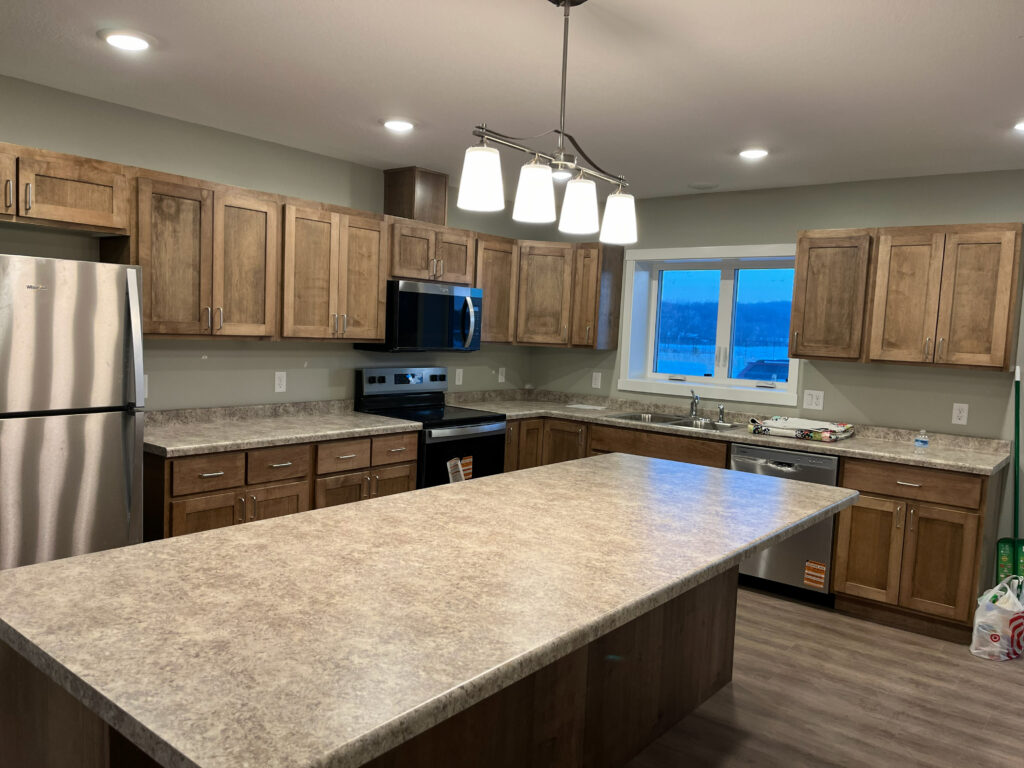 Kitchen in the Twin Oaks home