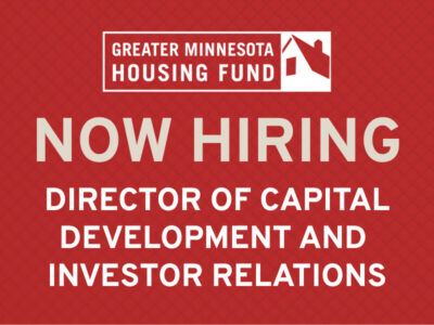 Now Hiring - Director of Capital Development and Investor Relations