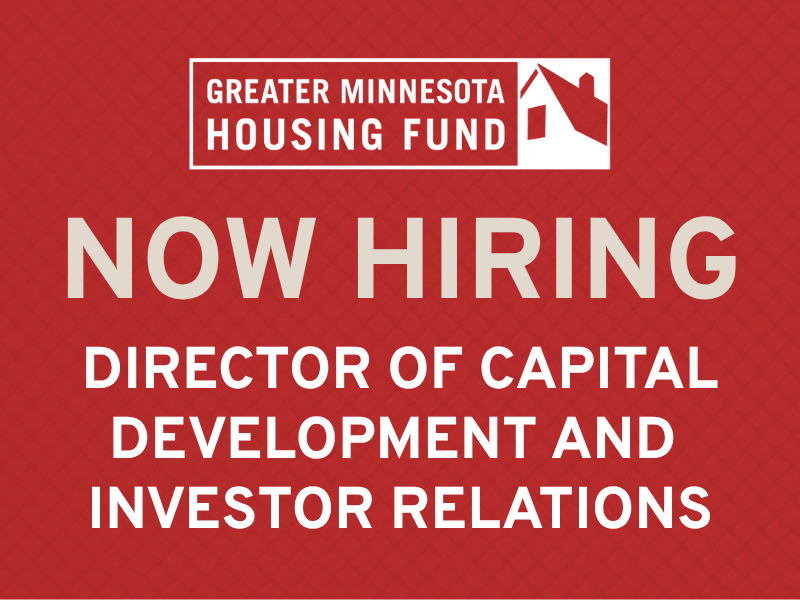 Now Hiring - Director of Capital Development and Investor Relations